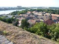 Blick von Festung Petrovaradin auf Novi Sad