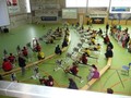 Volle Halle beim Schulruderbewerb